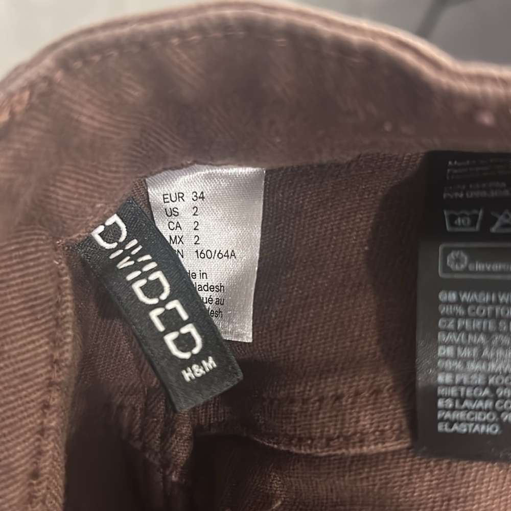 H&M women's Bootcut Jeans in Rich Brown - Picture 3 of 3